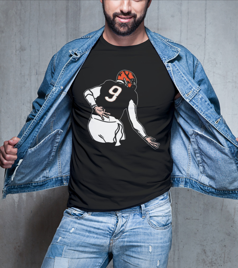 Joe Griddy Joe Burrow Number 9 Cincinnati Bengals Football T-Shirt