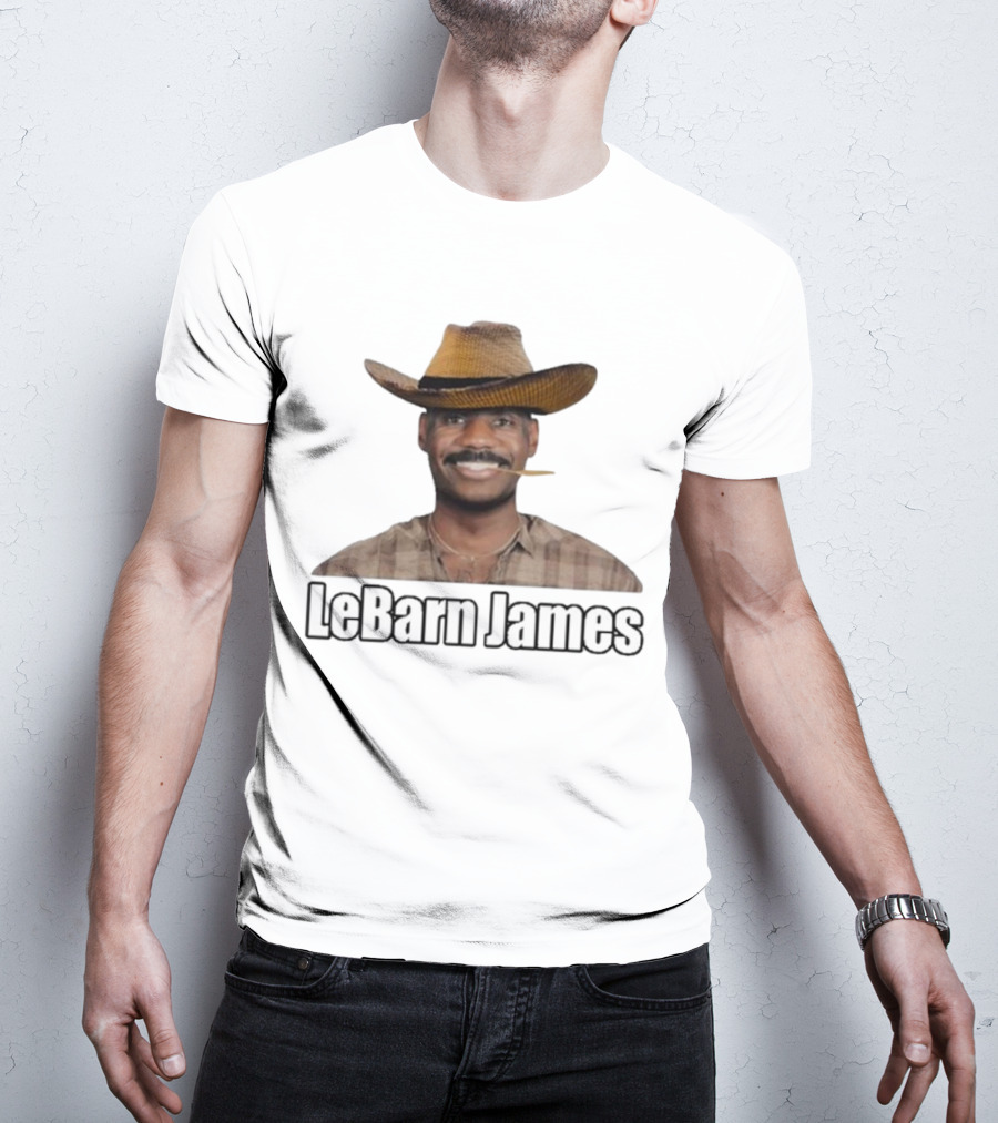 Lebron James Lebarn James Cowboy Hat Mustache T-Shirt
