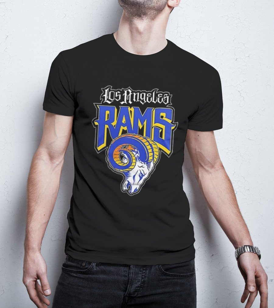 Los Angeles Rams Logo Ram Head Vamos Fans T-Shirt