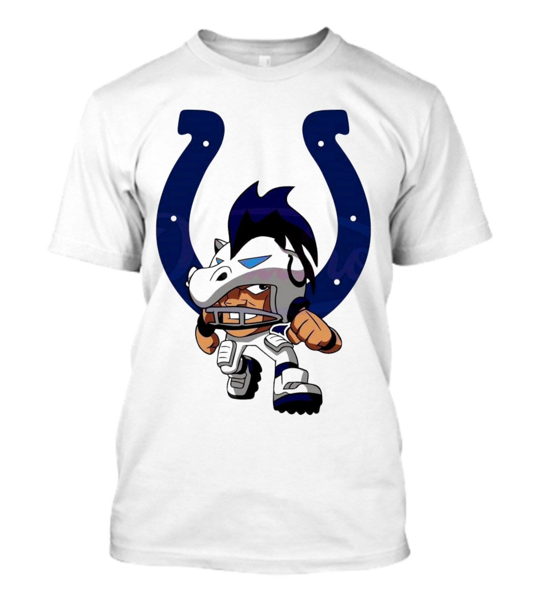 Indianapolis Colts Rush Zone NFL Character 2025 T-Shirt