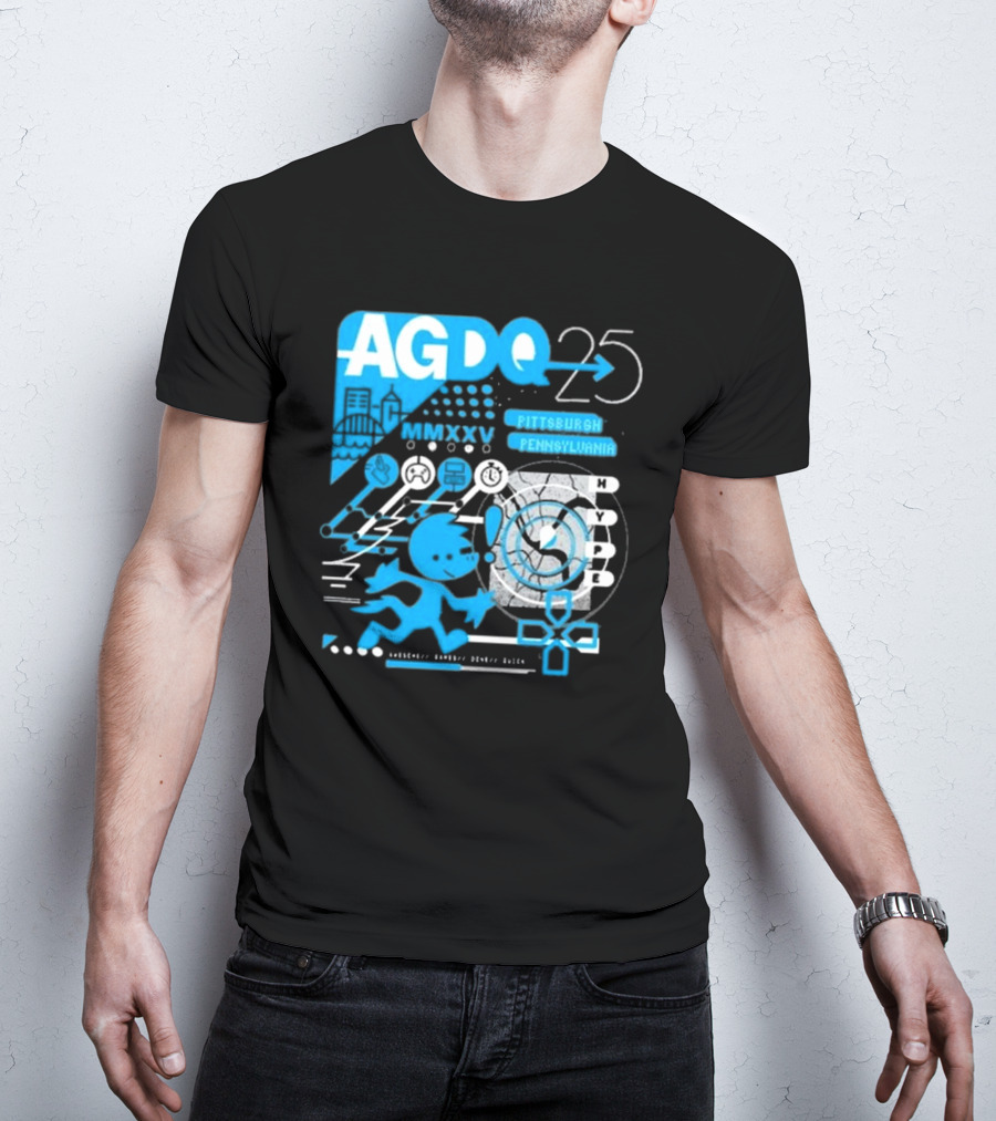AGDQ 25 Pittsburgh Pennsylvania MMXXV Hype Speed Run Event T-Shirt