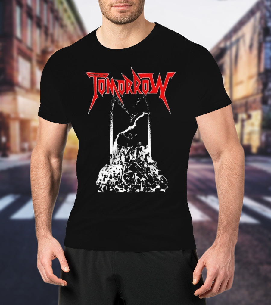 Hurry Up Tomorrow Heavy Metal Gothic Architecture Crowd T-Shirt