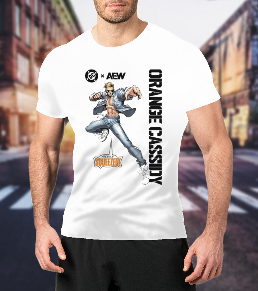 AEW Orange Cassidy Freshly Squeezed OC Comic T-Shirt