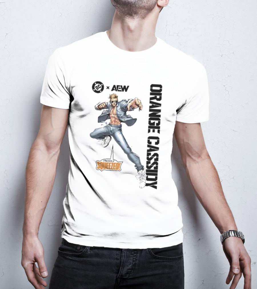 AEW Orange Cassidy Freshly Squeezed OC Comic T-Shirt