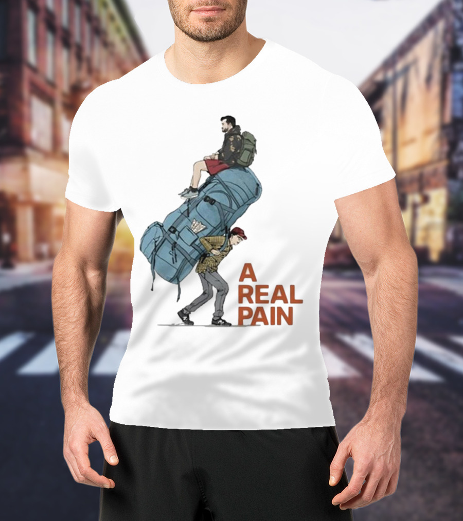 Team Picturehouse Searchlight Pictures A Real Pain Heavy Backpack T-Shirt