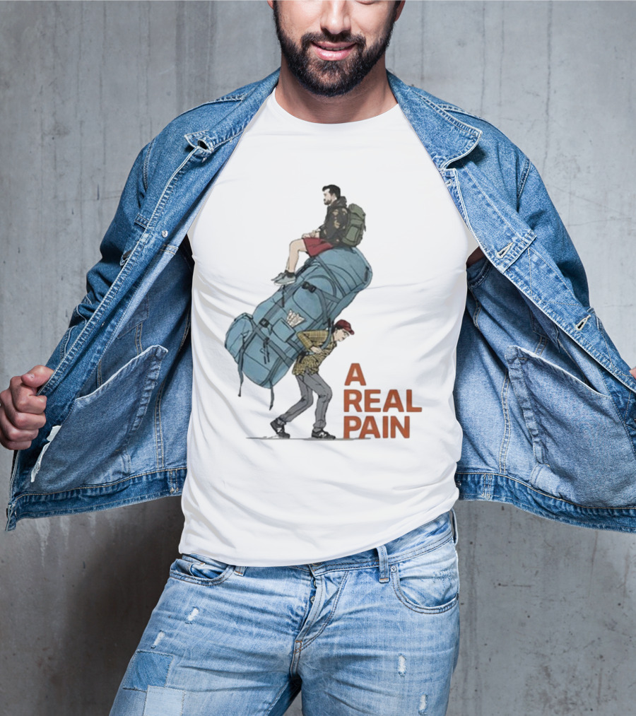 Team Picturehouse Searchlight Pictures A Real Pain Heavy Backpack T-Shirt