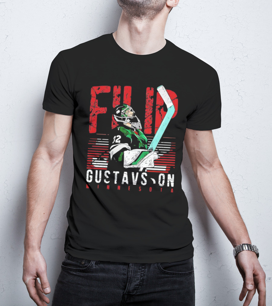 Filip Gustavsson Minnesota Vintage Hockey Player NHL Wild T-Shirt