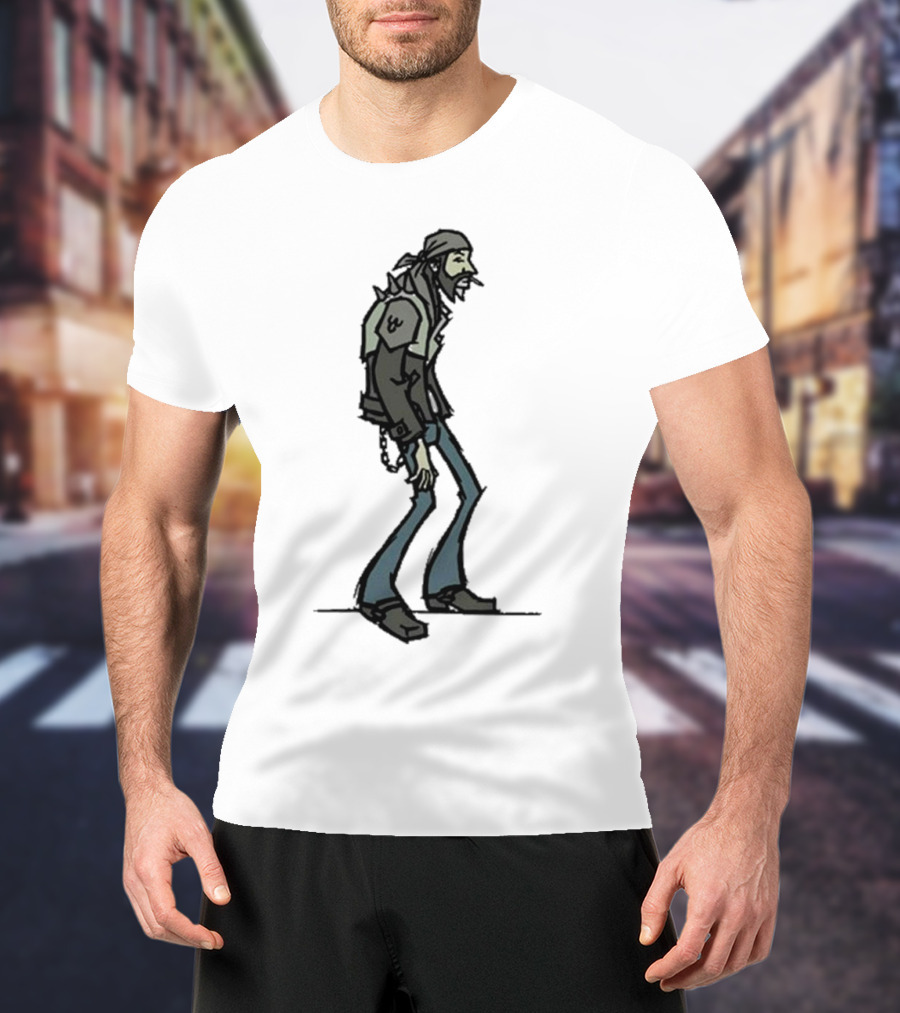 MTV Downtown Titmouse Spiked Jacket Character Stroll T-Shirt