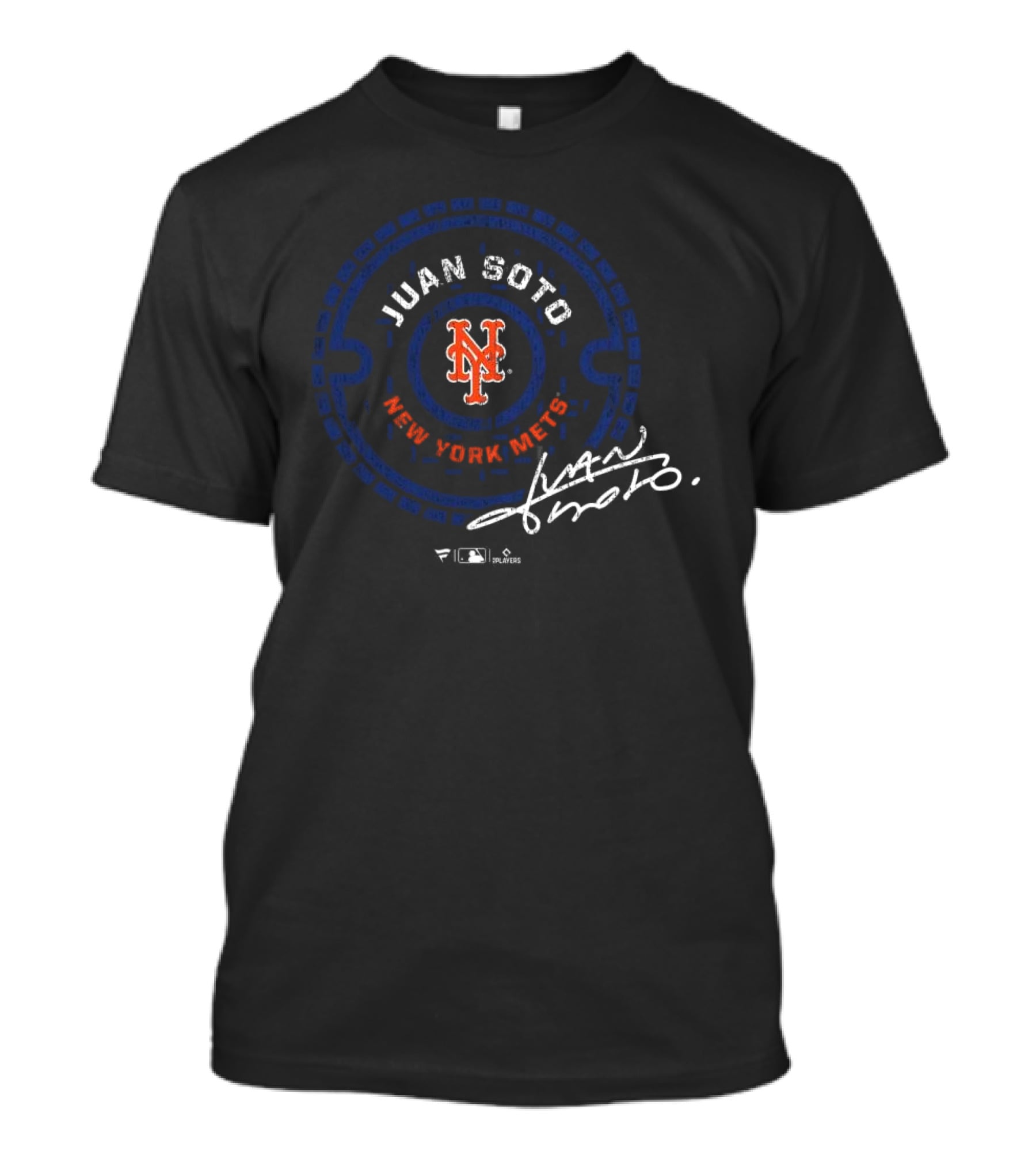 Juan Soto New York Mets MLB Logo Signature Players T-Shirt