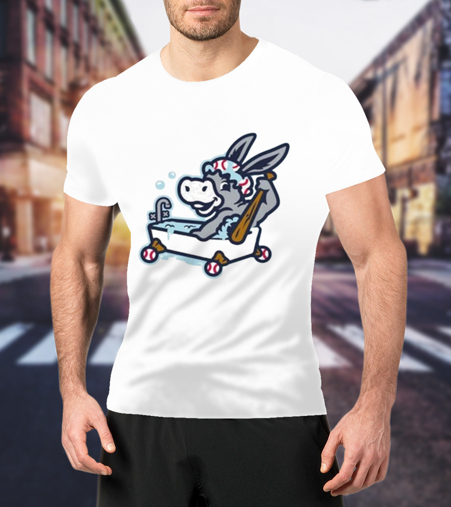 Bathtub Donkeys Baseball Bathtub Donkey Baseball T-Shirt