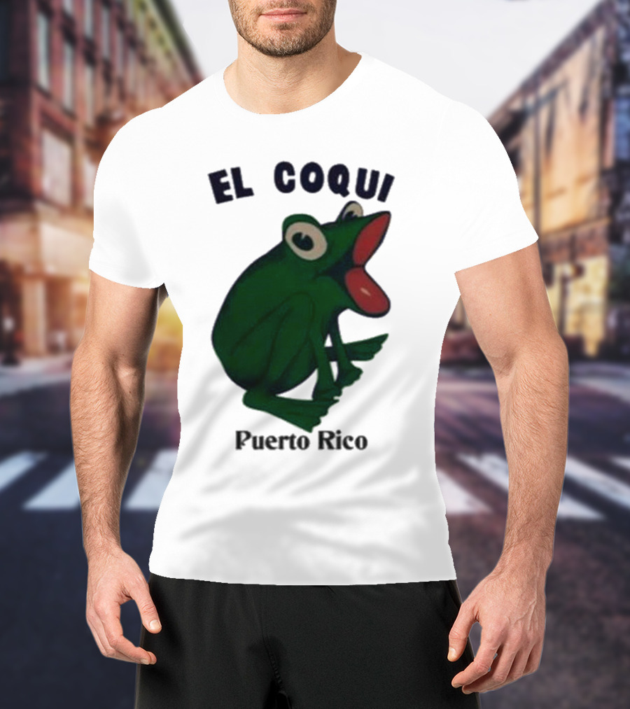 Dios Bunny El Coqui Puerto Rico Frog T-Shirt