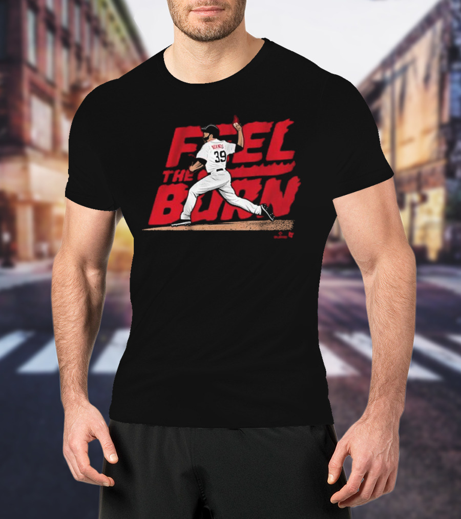 Corbin Burnes Feel The Burn 39 Arizona Baseball T-Shirt