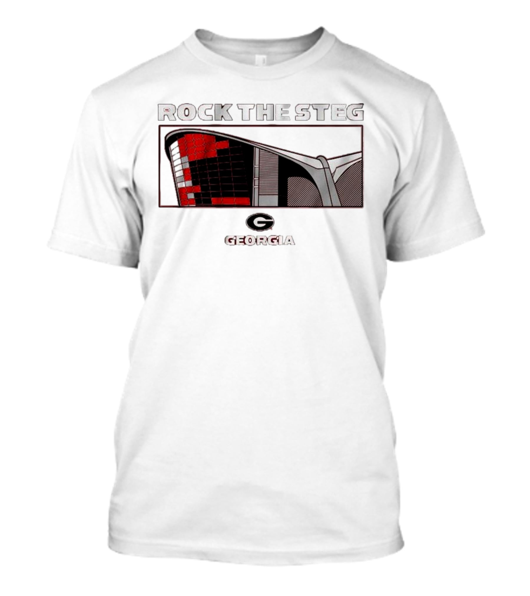 Georgia Bulldogs Rock The Steg Arena Georgia T-Shirt