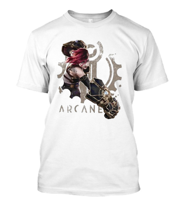 Arcane League of Legends Violet Fat Hands T-Shirt Arcane League of Legends Violet Fat Hands T-Shirt