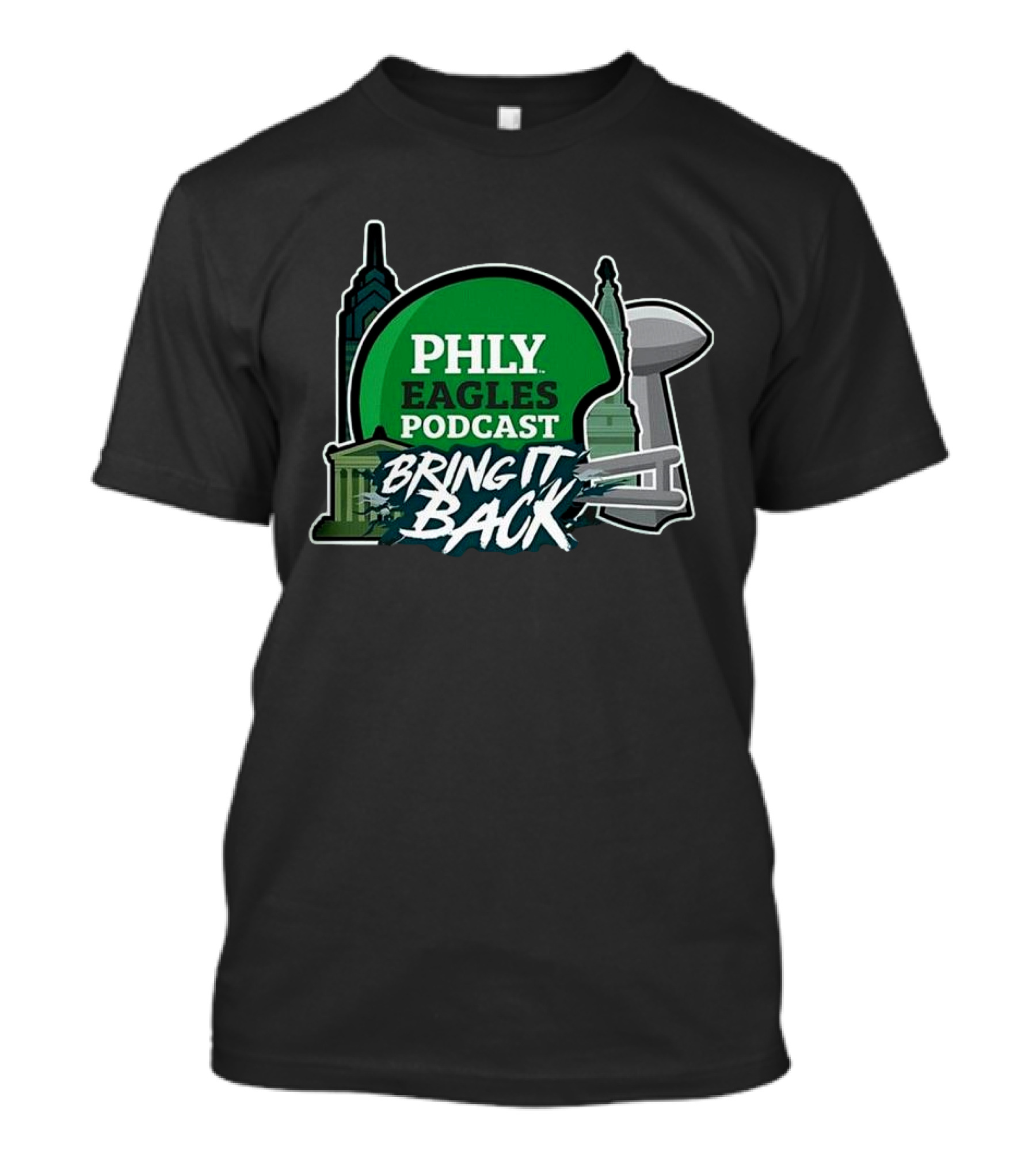 PHLY Eagles Podcast Bring It Back Philadelphia Eagles 2025 T-Shirt