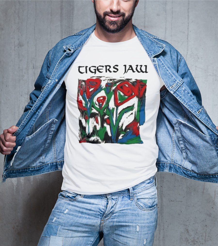 Tigers Jaw Lovesong Abstract Floral T-Shirt
