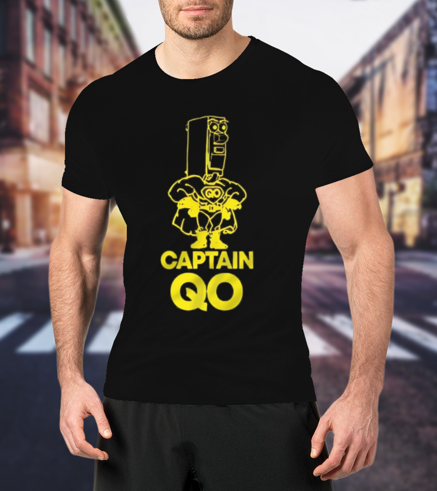 Captain QO Superhero The Big Bang Theory Comic T-Shirt