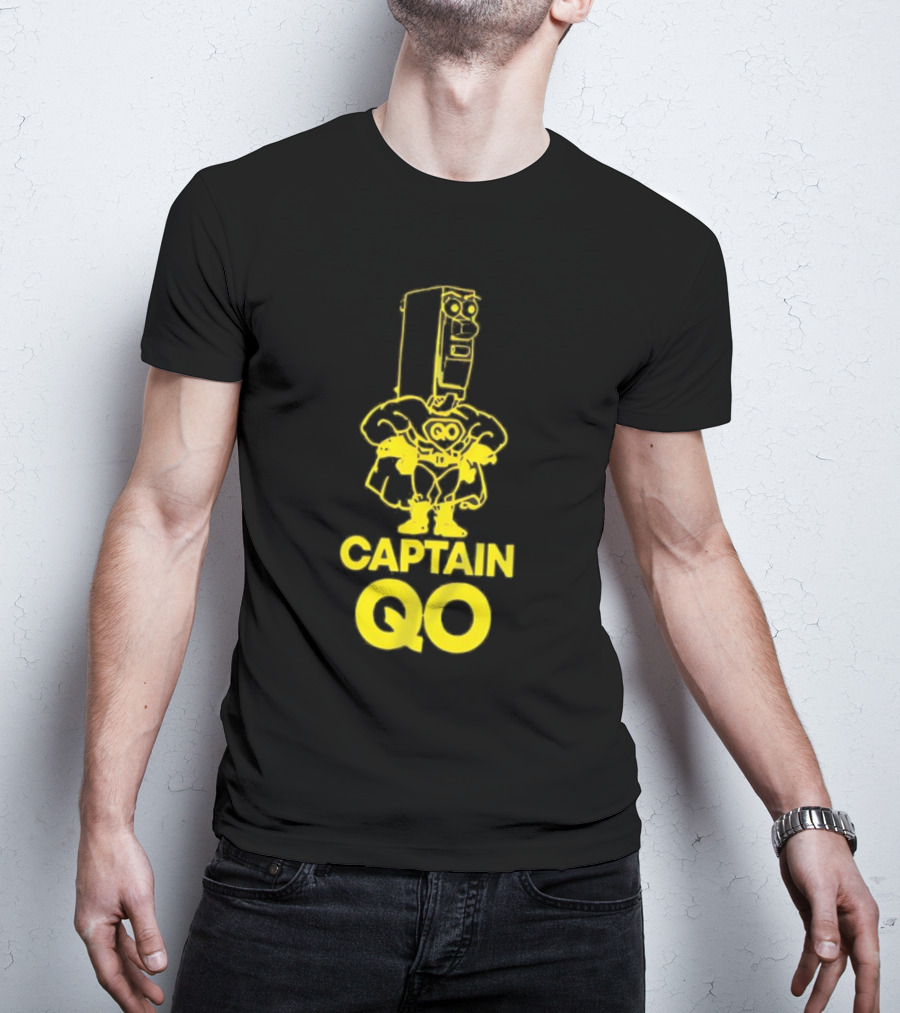 Captain QO Superhero The Big Bang Theory Comic T-Shirt