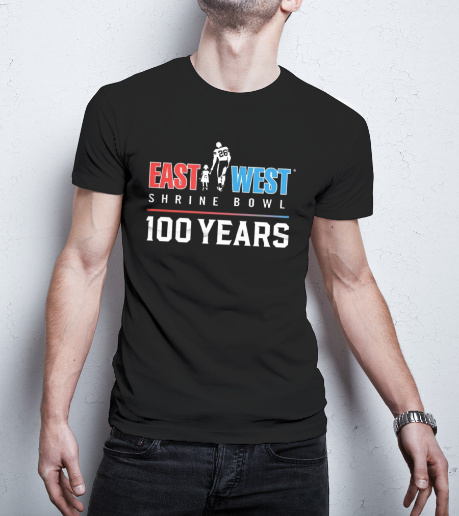 East West Shrine Bowl 2025 Celebrating 100 Years T-Shirt