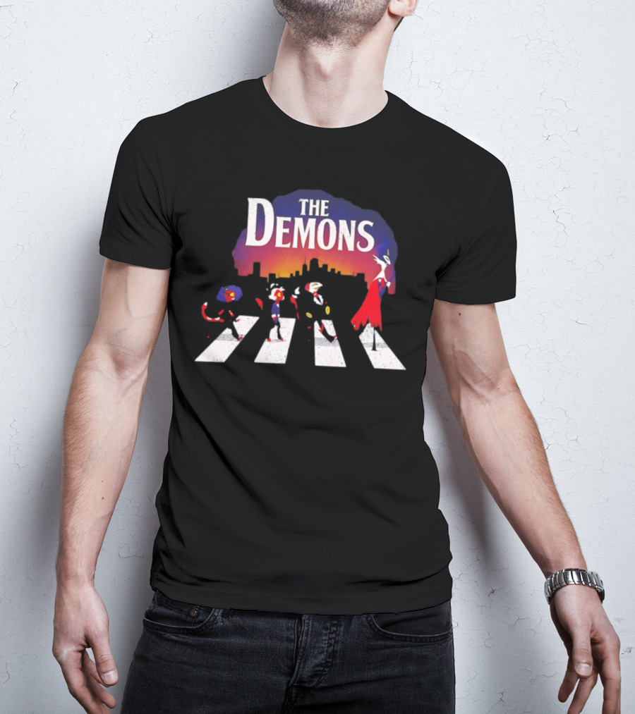 Hazbin Hotel Demons Walking Crosswalk T-Shirt