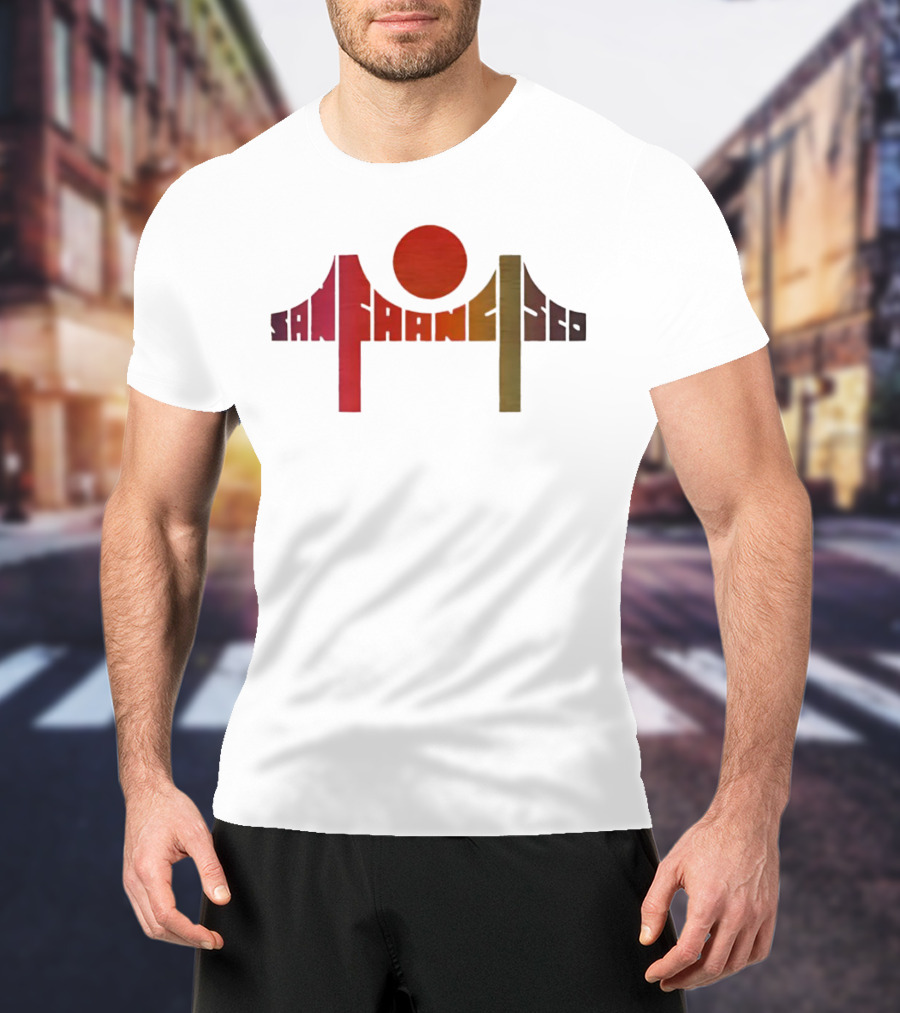 Death Proof Arlene San Francisco Golden Gate Bridge Sun T-Shirt
