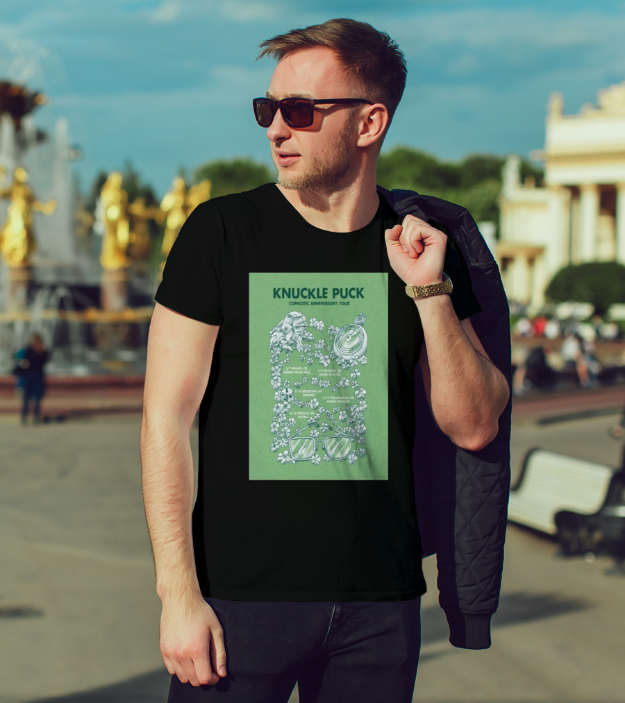 Knuckle Puck Copacetic Anniversary Tour 2025 Summit Music Hall House Of Blues Warsaw Union Transfer Royale T-Shirt