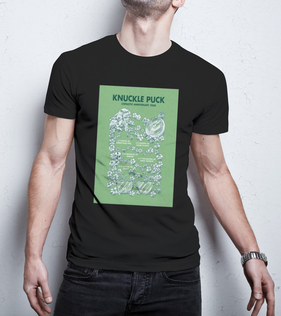 Knuckle Puck Copacetic Anniversary Tour 2025 Summit Music Hall House Of Blues Warsaw Union Transfer Royale T-Shirt