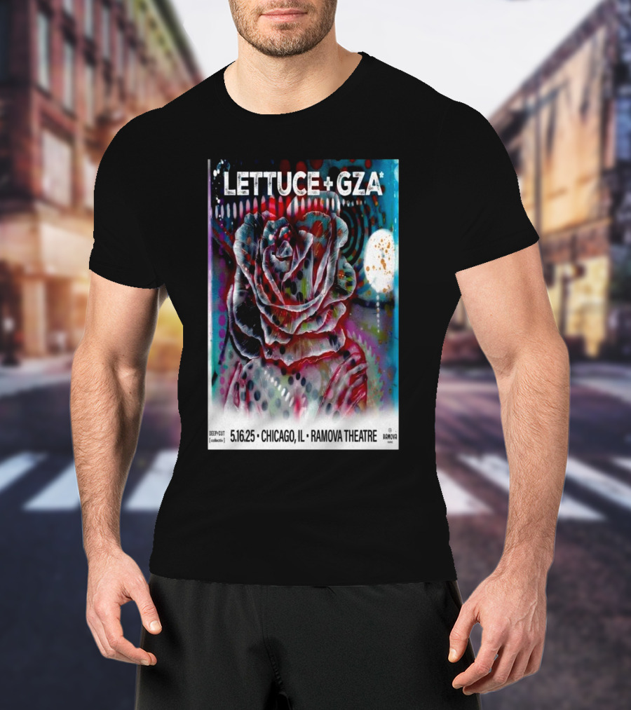 LETTUCE + GZA 5.16.25 Chicago IL Ramova Theatre Event T-Shirt