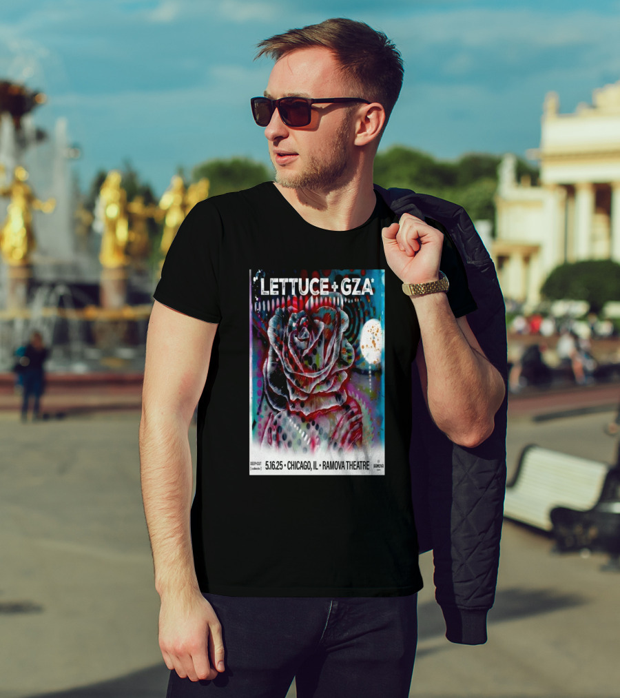 LETTUCE + GZA 5.16.25 Chicago IL Ramova Theatre Event T-Shirt