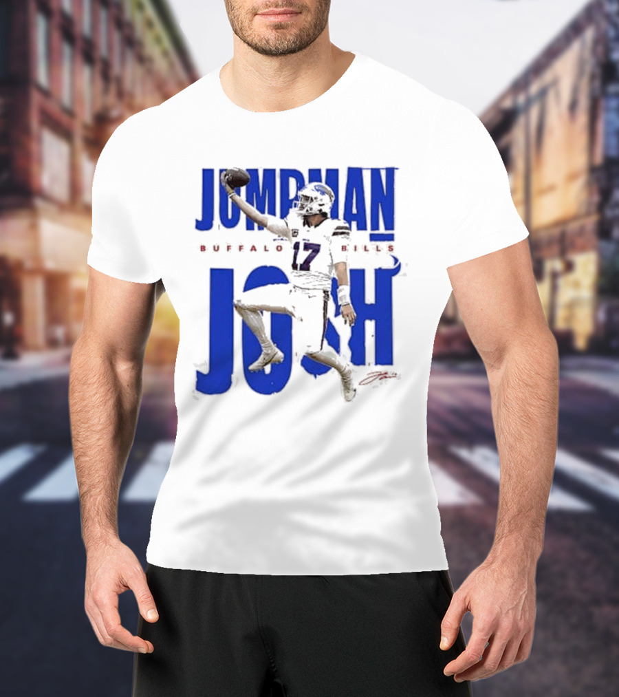JUMPMAN JOSH BUFFALO BILLS 17 Signature T-Shirt