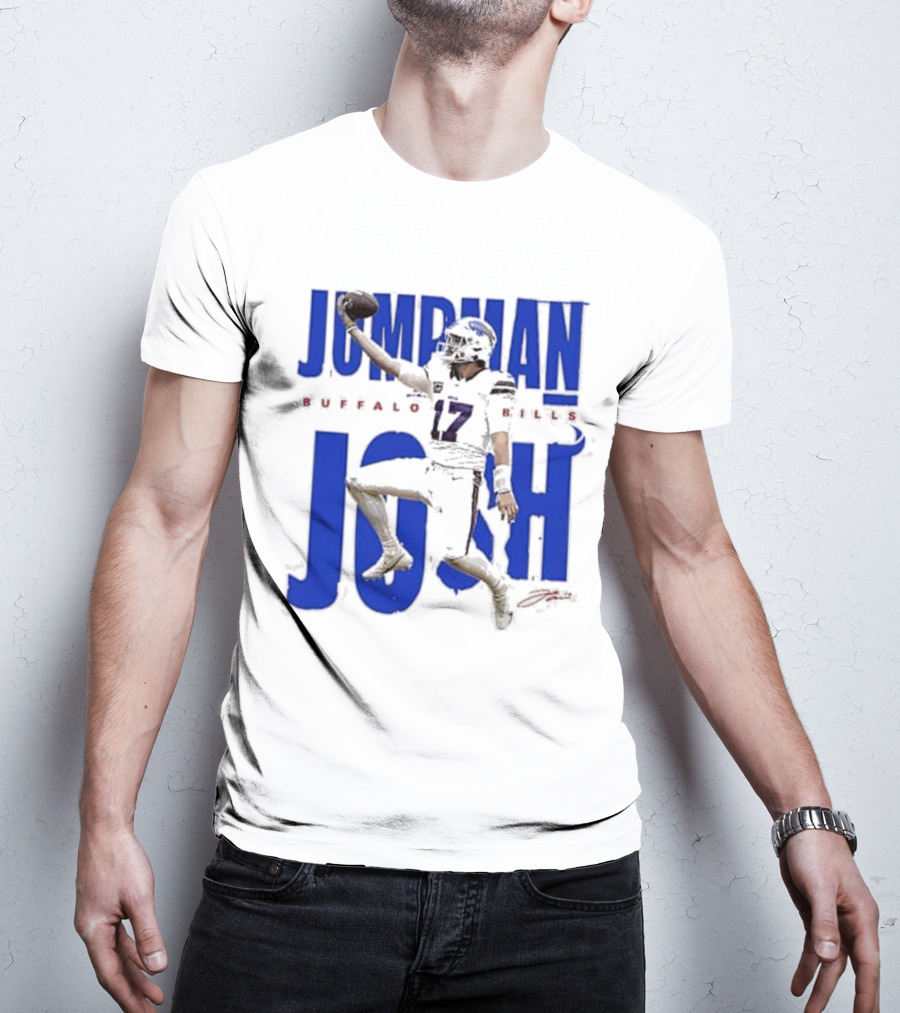 JUMPMAN JOSH BUFFALO BILLS 17 Signature T-Shirt