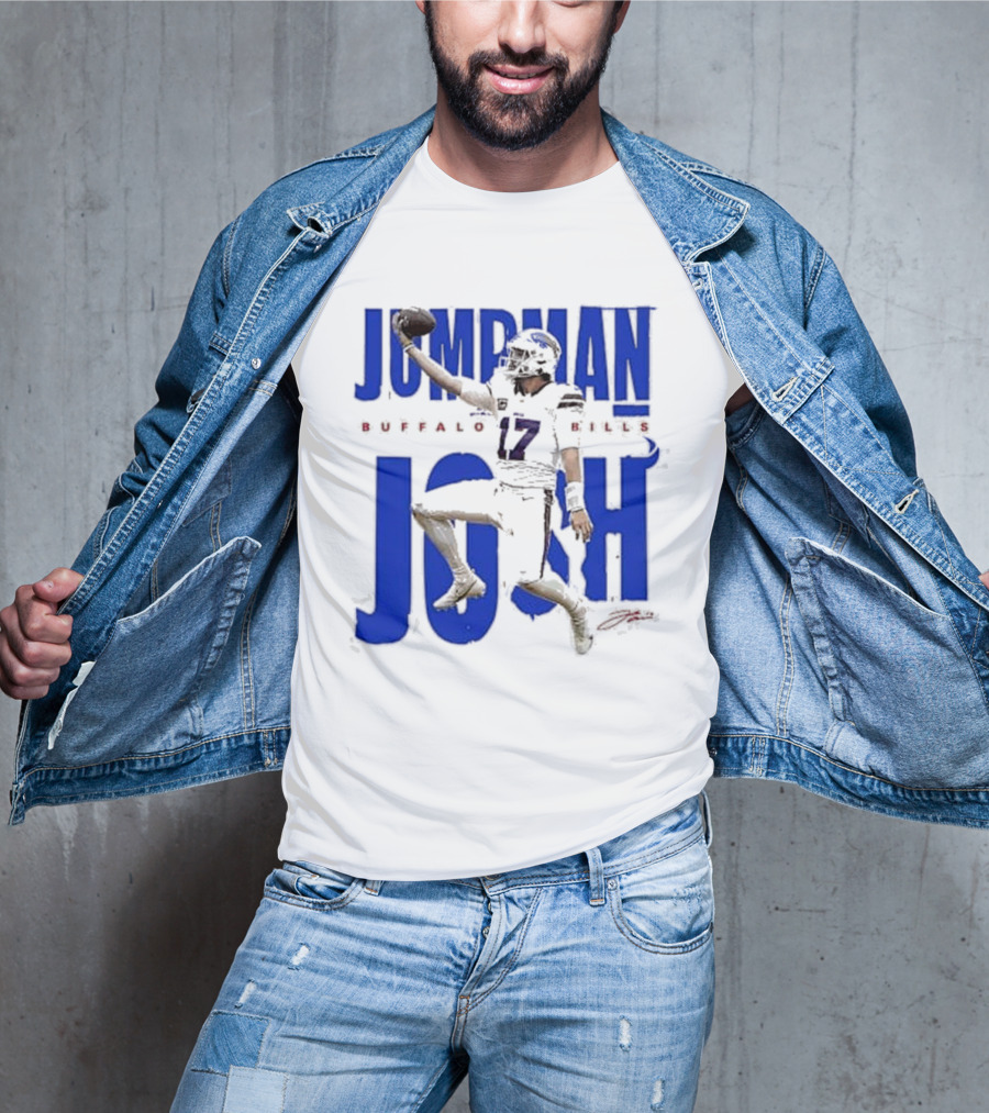 JUMPMAN JOSH BUFFALO BILLS 17 Signature T-Shirt