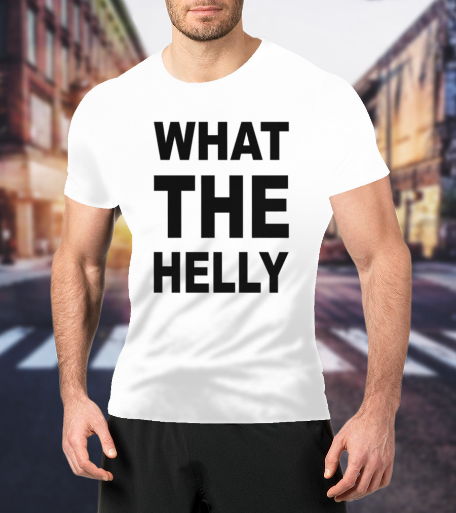 1 800 Wthelly Hotline Humor Statement Phone Graphic T-Shirt
