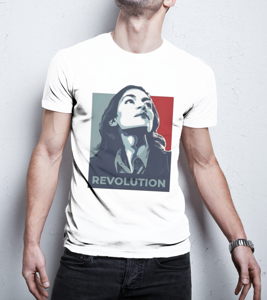 Alexandria Ocasio-Cortez AOC Revolution Inspiration T-Shirt