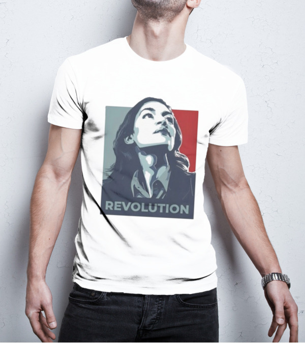 Alexandria Ocasio-Cortez AOC Revolution Inspiration T-Shirt