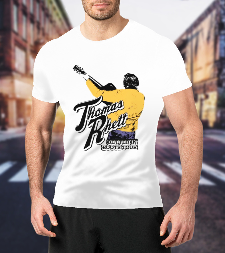 Thomas Rhett Better In Boots Tour Retro Style T-Shirt