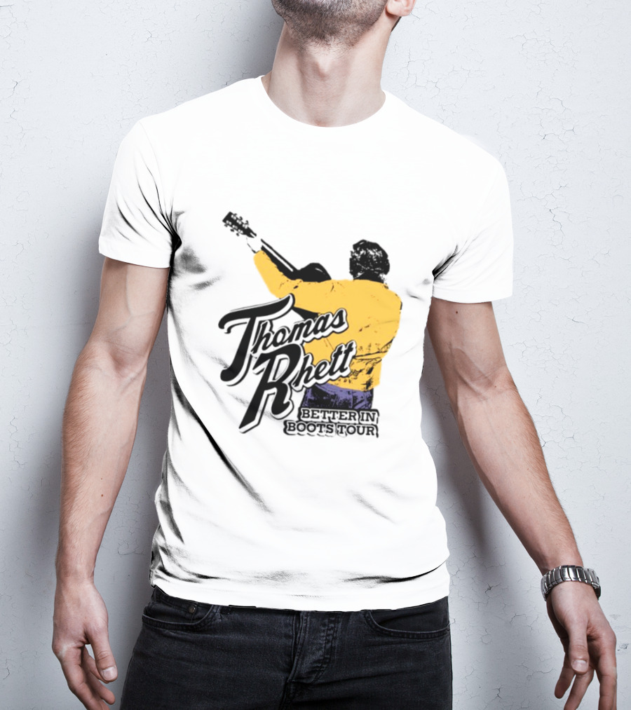 Thomas Rhett Better In Boots Tour Retro Style T-Shirt