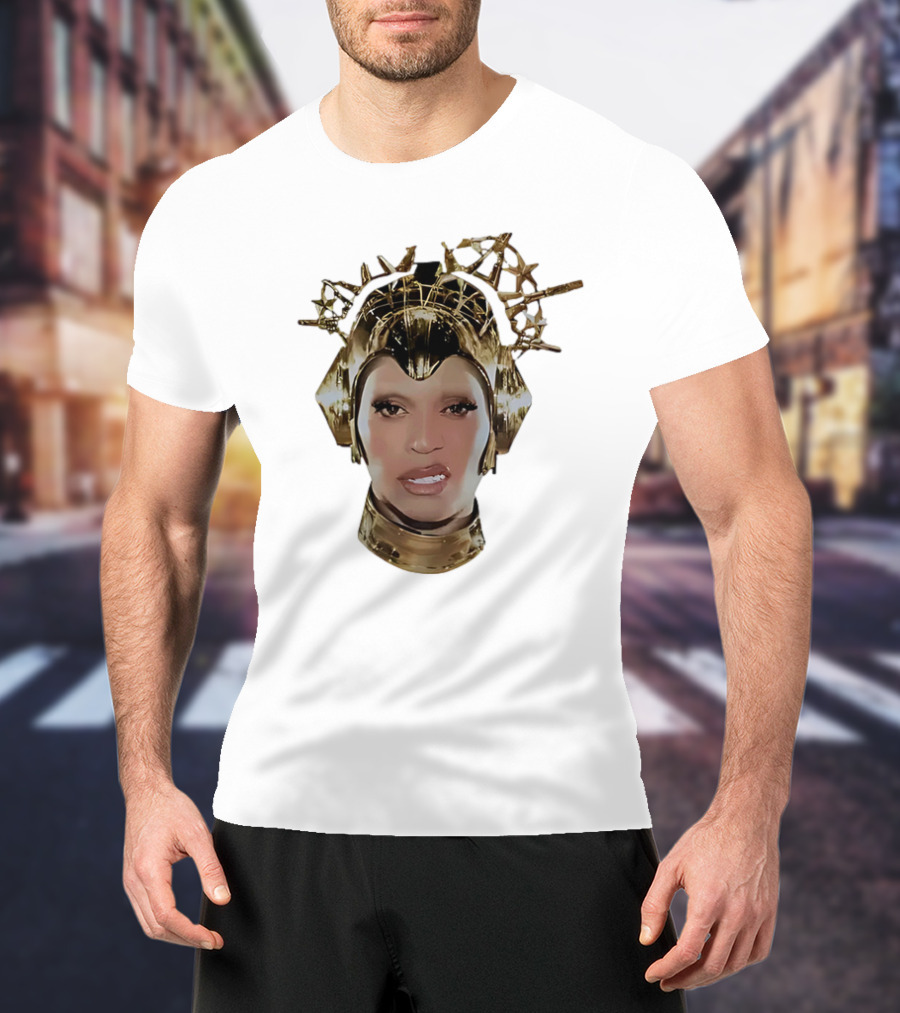 Beyoncé Cowboy Carter Bigface Metallic Headpiece T-Shirt