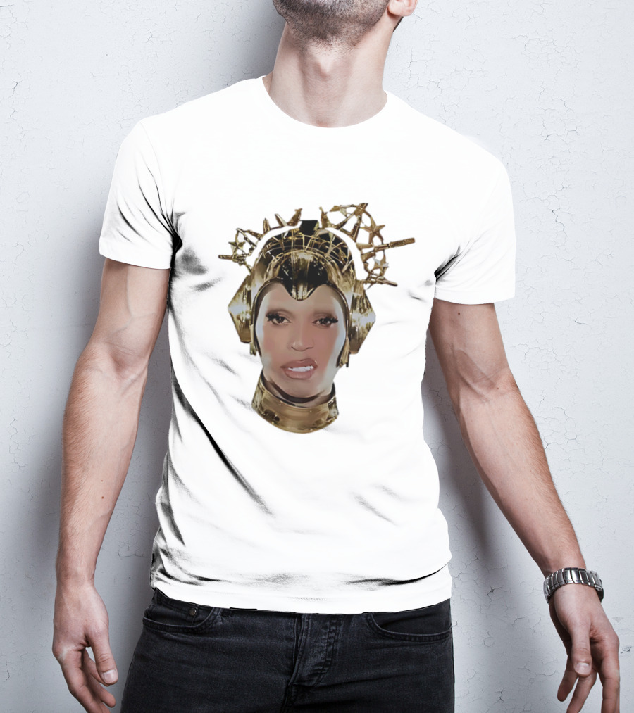 Beyoncé Cowboy Carter Bigface Metallic Headpiece T-Shirt