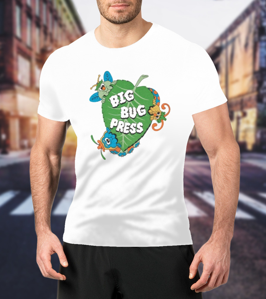 Big Bug Press Leafy Lunchtime Cute Cartoon Characters T-Shirt