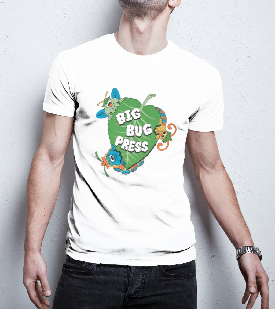 Big Bug Press Leafy Lunchtime Cute Cartoon Characters T-Shirt