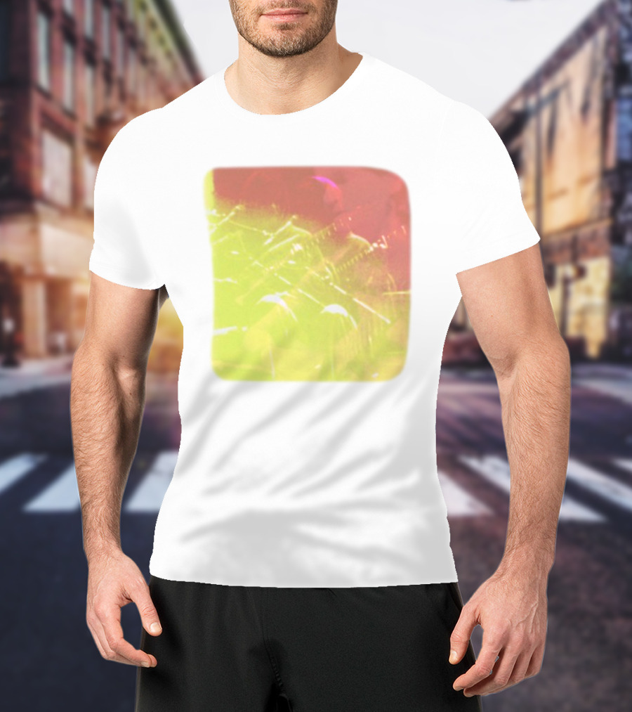 Big Thief Live At Revolution Hal Multicolored Guitar Overlay T-Shirt