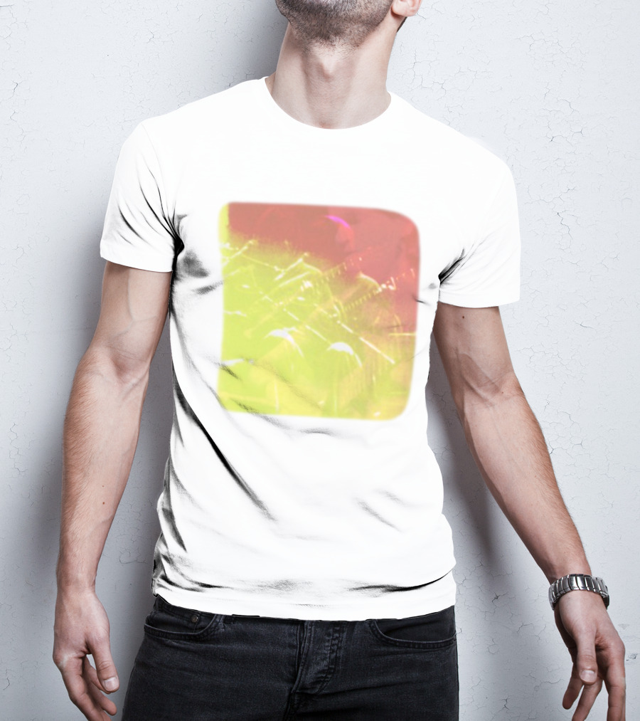 Big Thief Live At Revolution Hal Multicolored Guitar Overlay T-Shirt