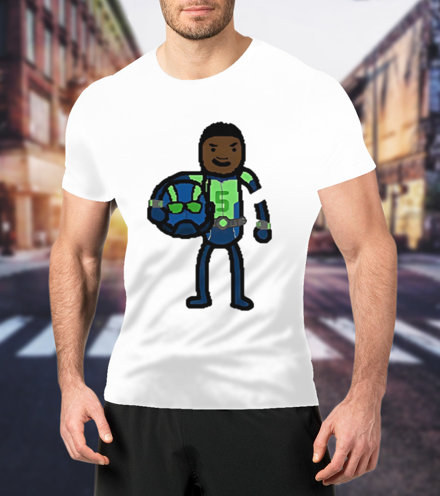"Anthony Edwards No.5 Cartoon Ant-Man Style Minnesota Timberwolves" T-Shirt