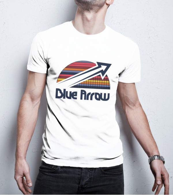 Blue Arrow Denver Nuggets Skyline 2025 T-Shirt