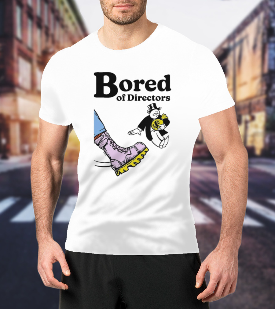 Bored Of Directors Stomp Boot Money Bag T-Shirt