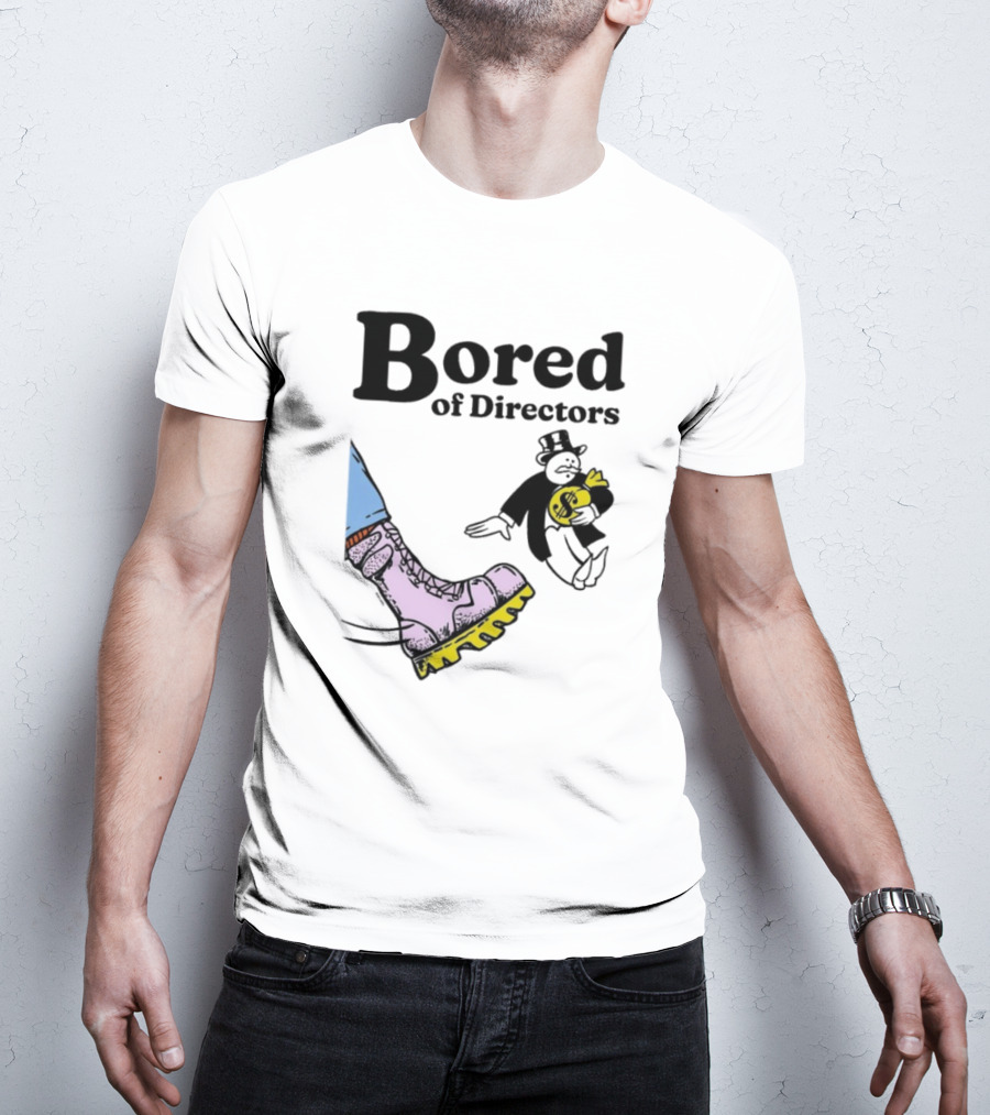Bored Of Directors Stomp Boot Money Bag T-Shirt