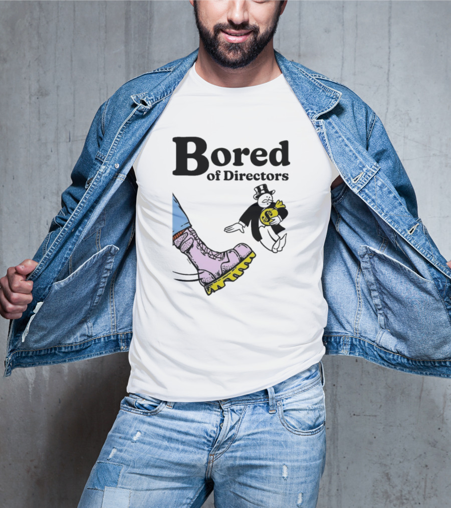 Bored Of Directors Stomp Boot Money Bag T-Shirt