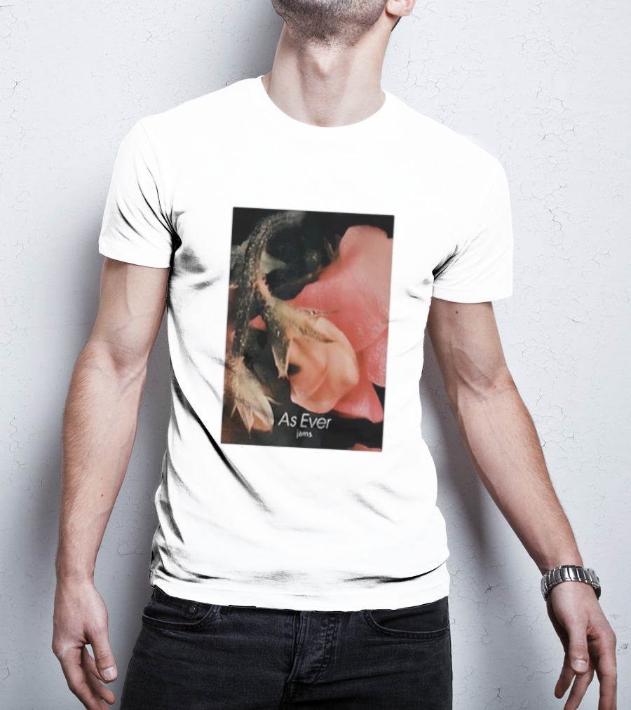 As Ever Jams 02 Pink Floral Close-Up T-Shirt