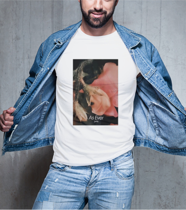 As Ever Jams 02 Pink Floral Close-Up T-Shirt